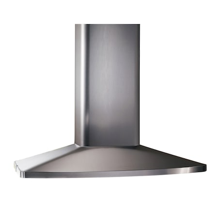 Broan-Nutone Elite Stainless Steel Island Chimney Range Hood, 27-9/16-Inch x 35-7/16-Inch E5490SS